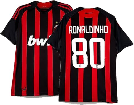 ロナウジーニョ　ユニフォーム　ACミラン　サッカーユニフォーム　ゲームシャツ 51KjdK38-8L._UY1000_.jpg